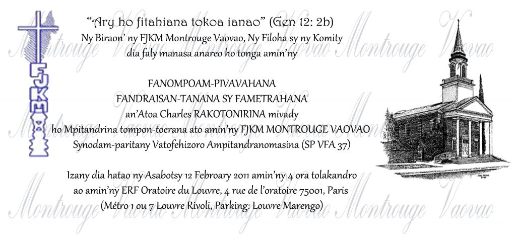 Affiche fandraisan-tanana